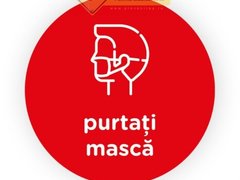 Semn rosu purtati masca