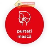 Semn rosu purtati masca